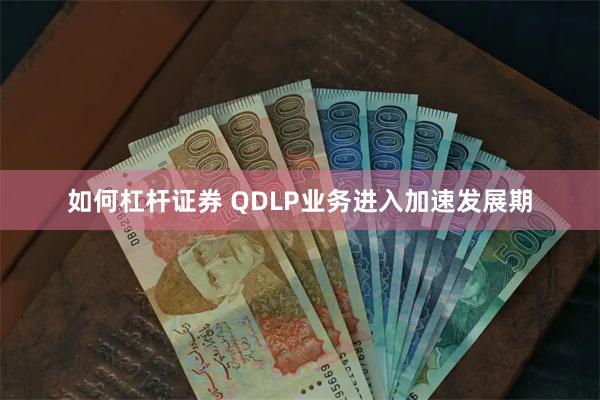 如何杠杆证券 QDLP业务进入加速发展期