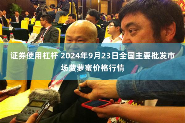 证券使用杠杆 2024年9月23日全国主要批发市场菠萝蜜价格行情